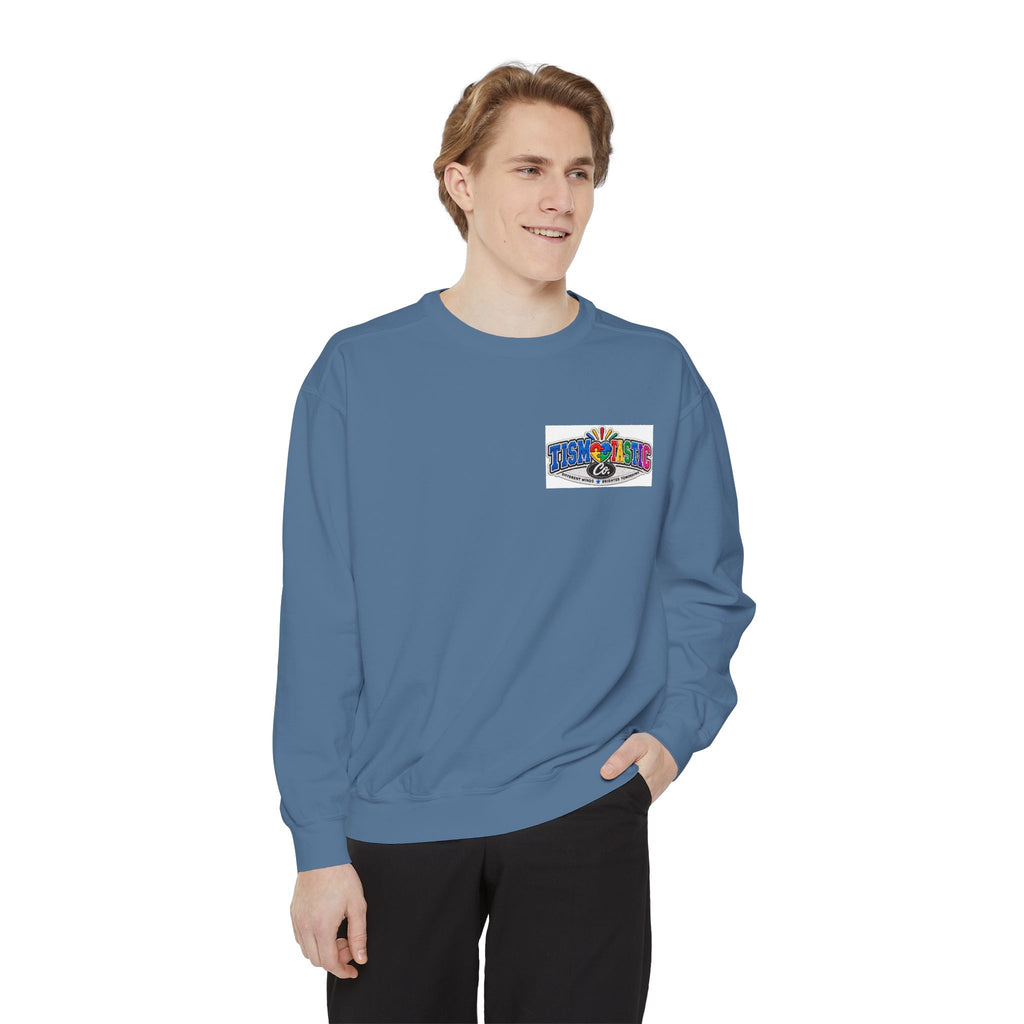 Retro Colorful 'TismTasticCo.' Logo Sweatshirt