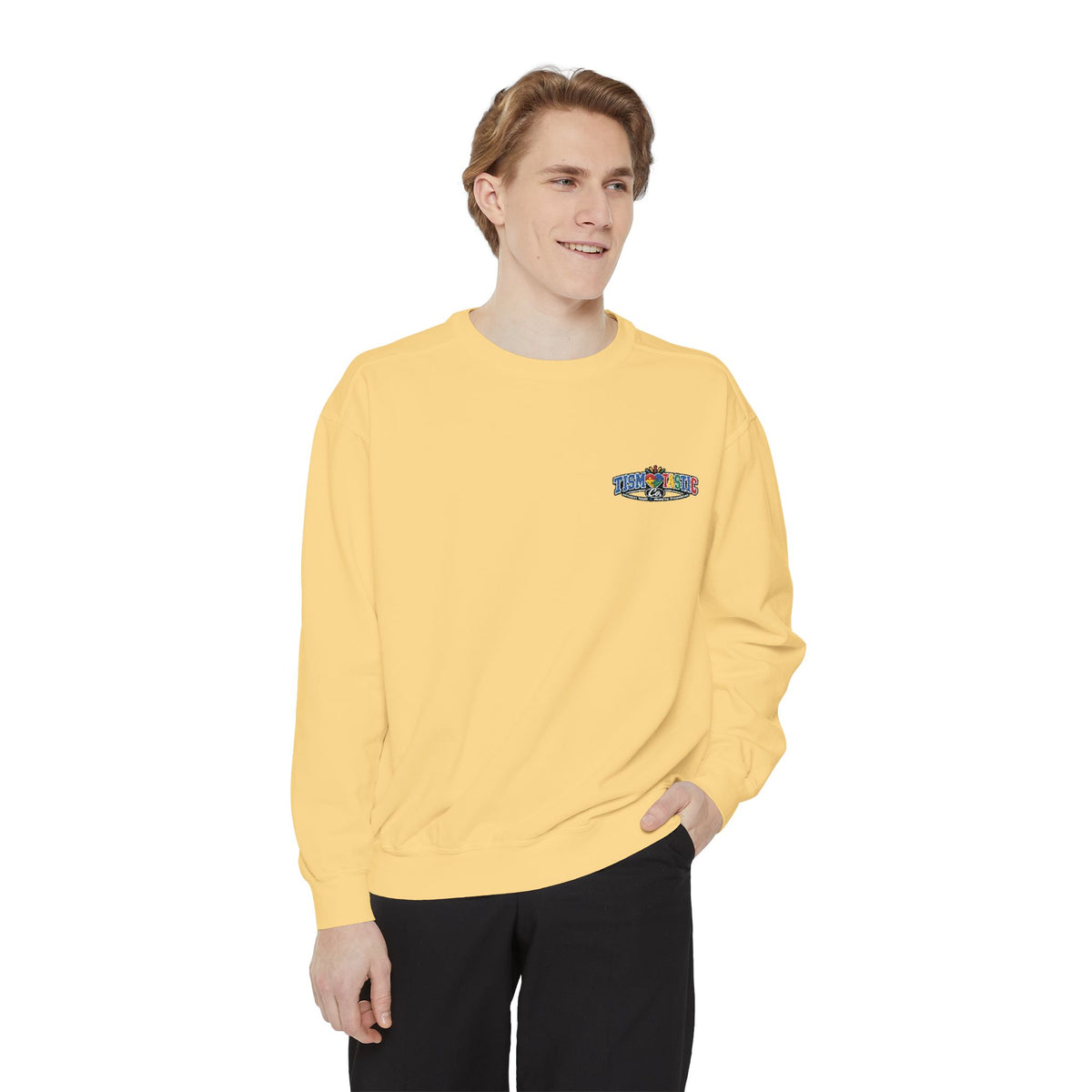 Minimal 'Take It Easy TismTastic' Sweatshirt — Cozy Casual Crewneck