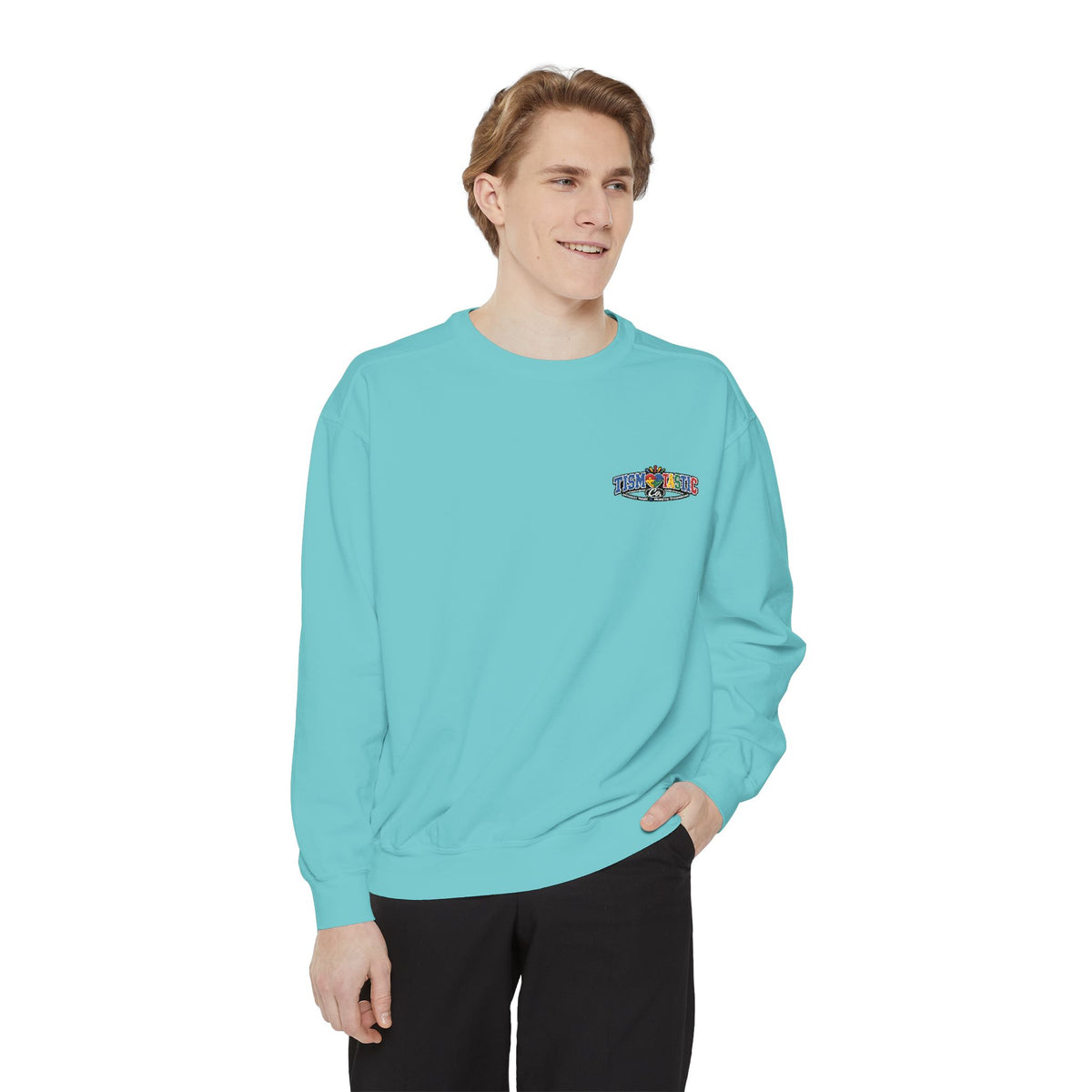 Minimal 'Take It Easy TismTastic' Sweatshirt — Cozy Casual Crewneck