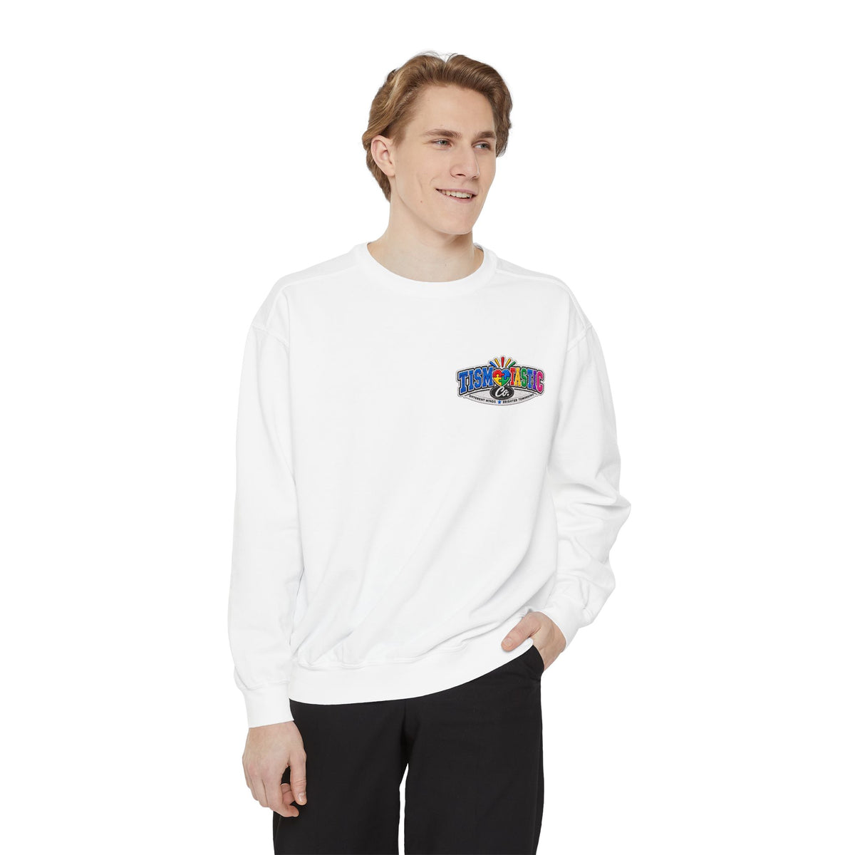 Retro Colorful 'TismTasticCo.' Logo Sweatshirt