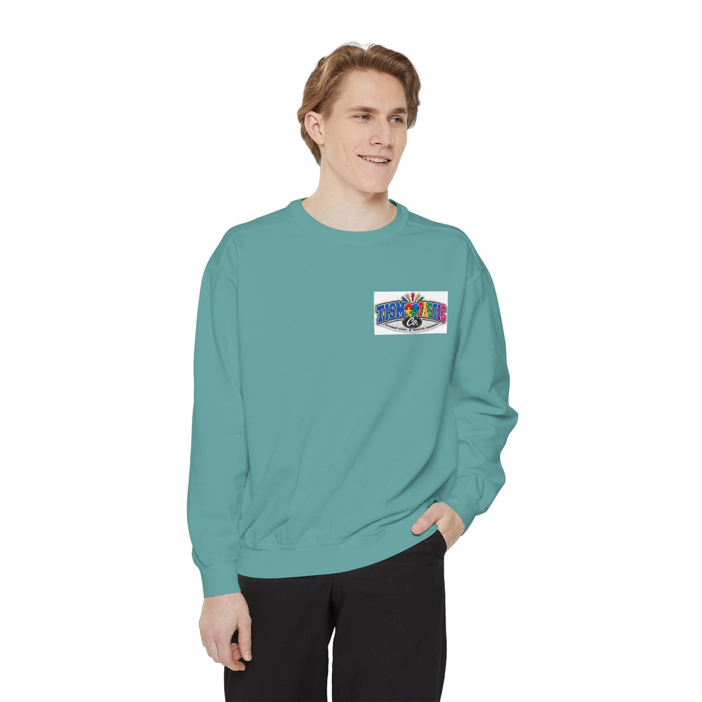 Retro Colorful 'TismTasticCo.' Logo Sweatshirt