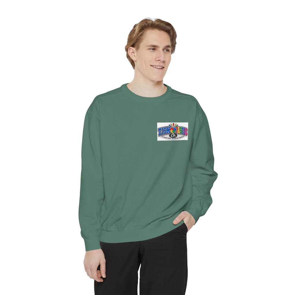 Retro Colorful 'TismTasticCo.' Logo Sweatshirt
