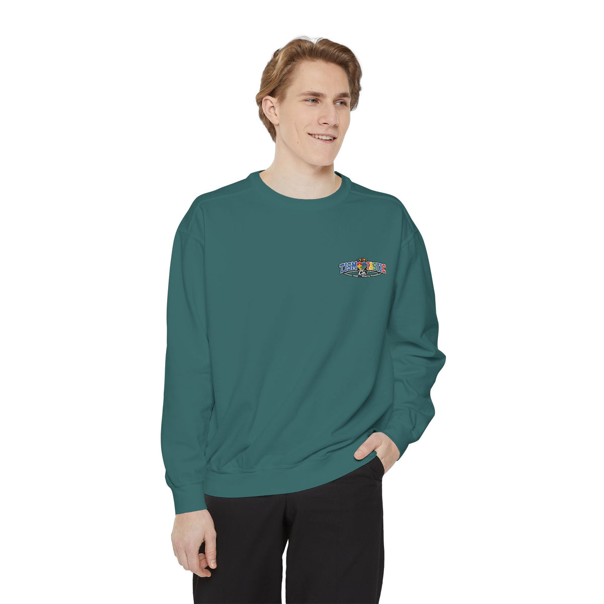 Minimal 'Take It Easy TismTastic' Sweatshirt — Cozy Casual Crewneck