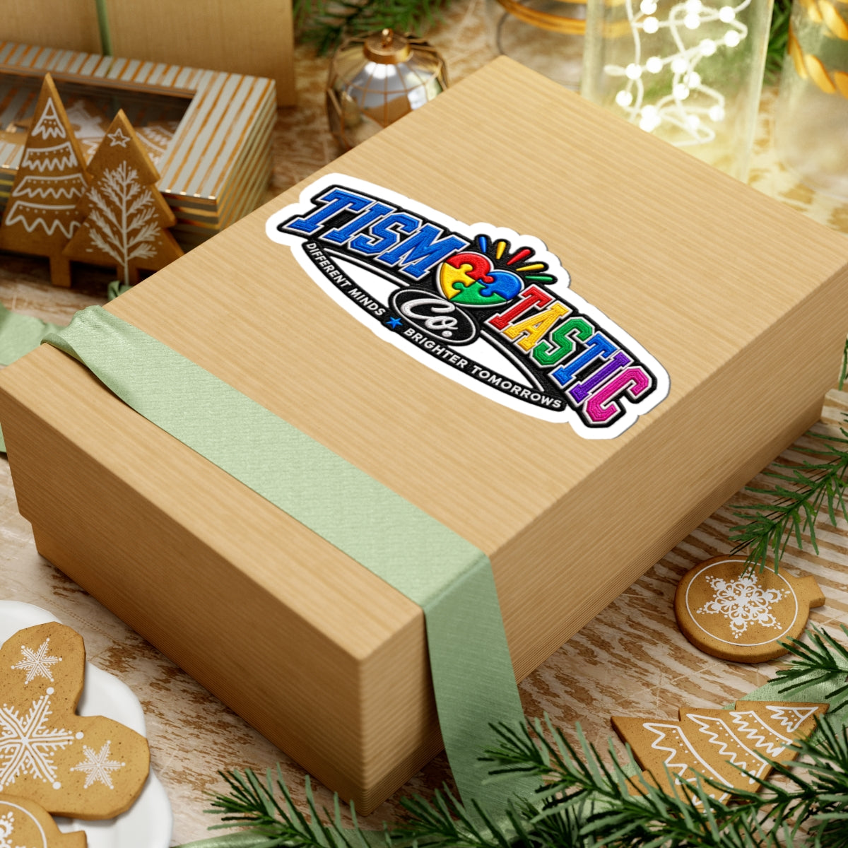Tismtastic Co Infinity Rainbow Kiss-Cut Sticker