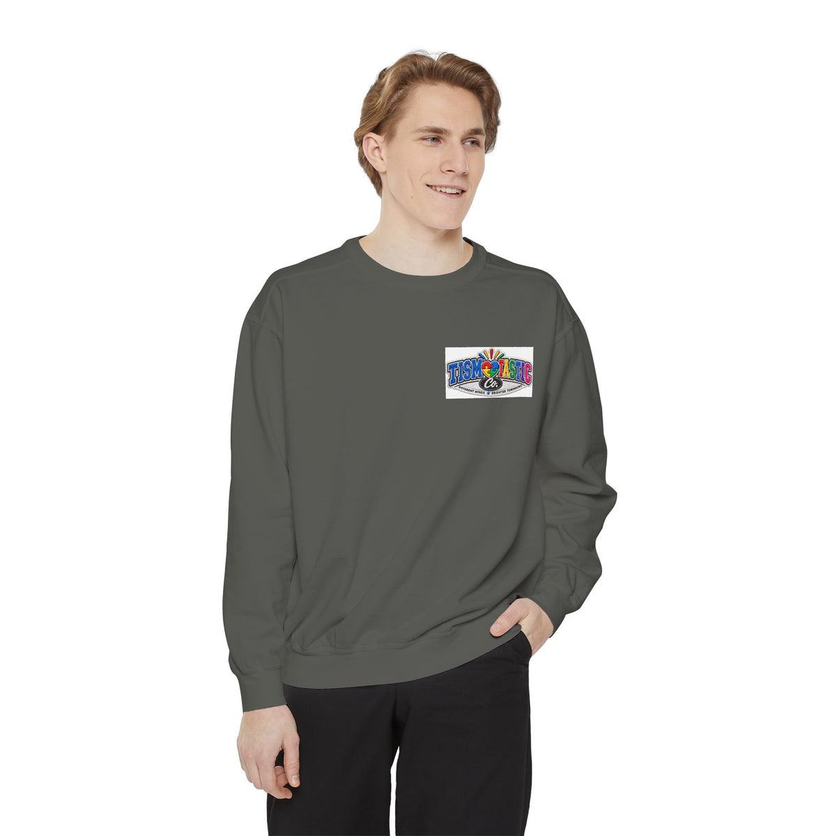 Retro Colorful 'TismTasticCo.' Logo Sweatshirt