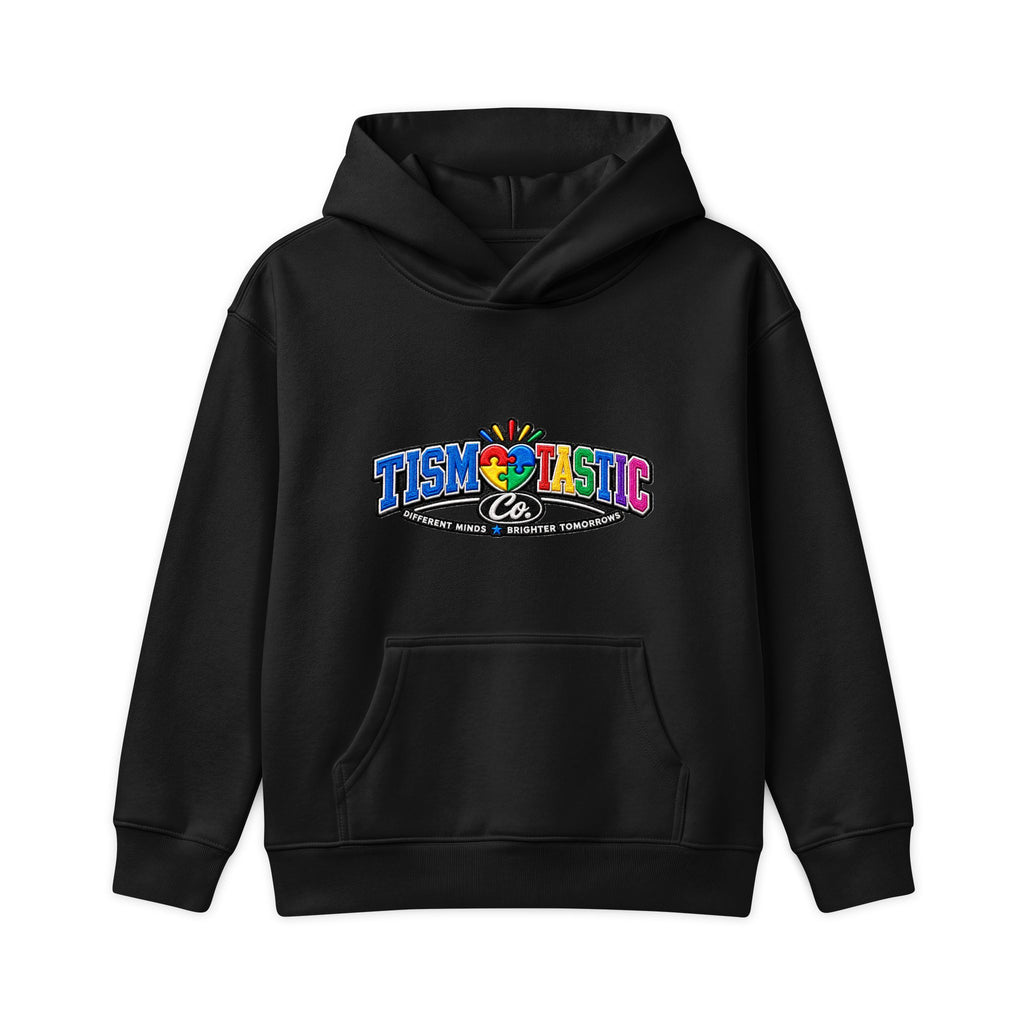 Kids Relax Hoodie — Colorful 'TisMtastic Co' Logo Youth Hoodie