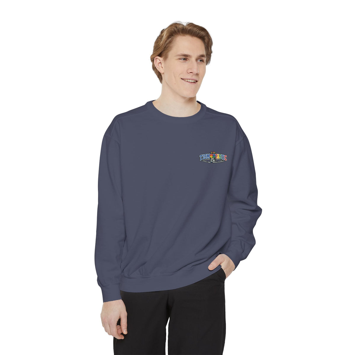 Minimal 'Take It Easy TismTastic' Sweatshirt — Cozy Casual Crewneck