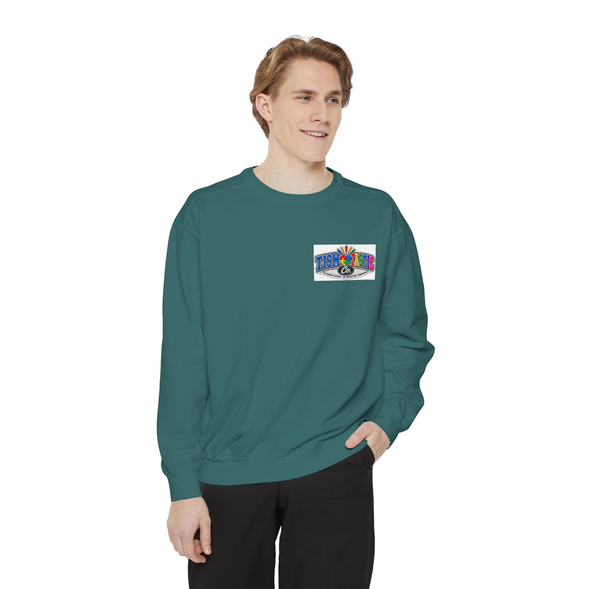 Retro Colorful 'TismTasticCo.' Logo Sweatshirt
