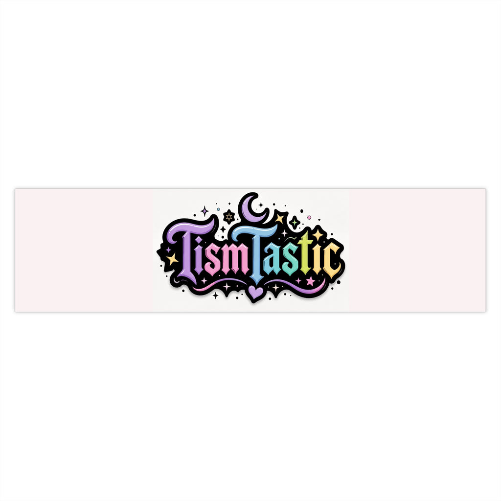 Tismtastic Colorful Retro Sticker — Cute Moon & Stars Bumper Decal