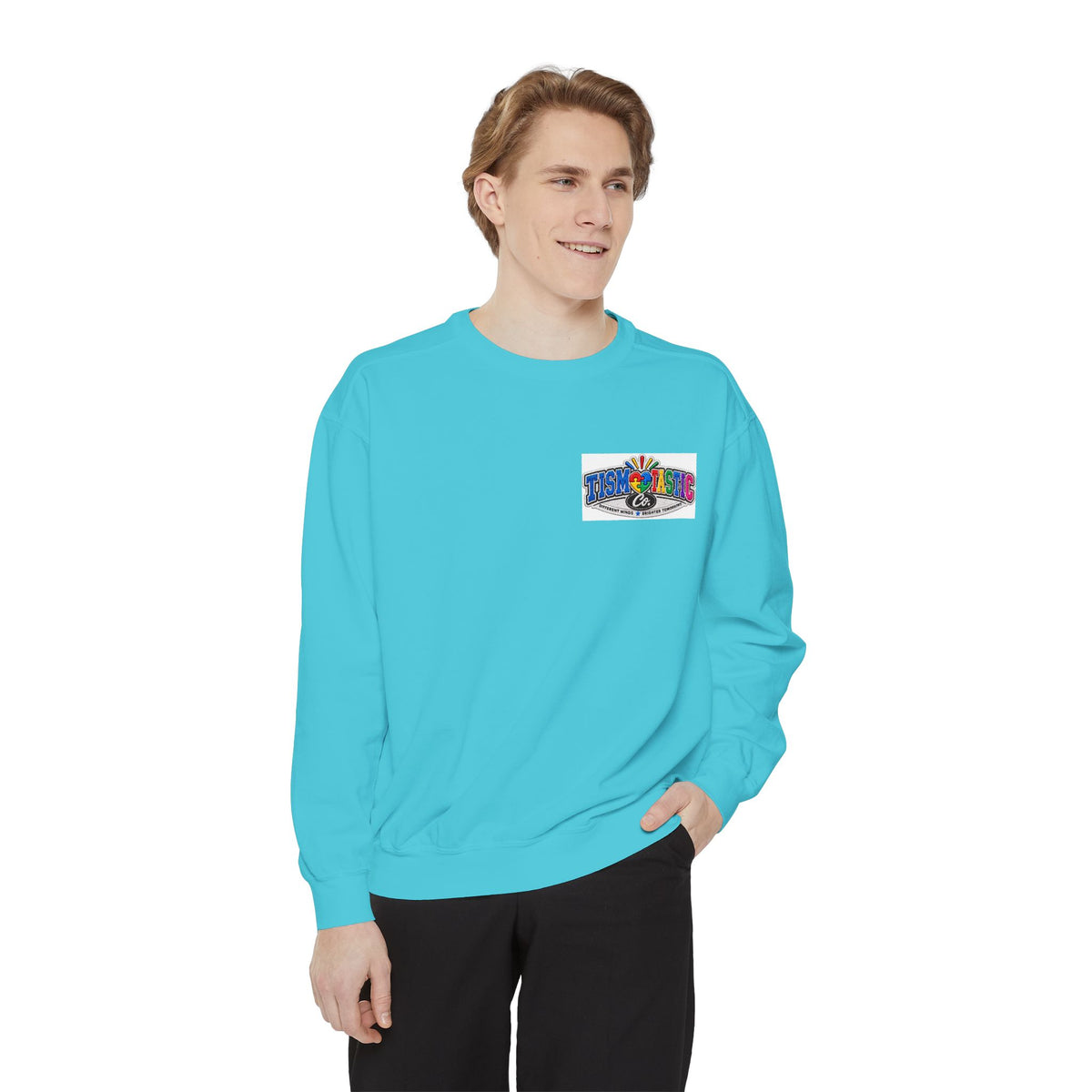 Retro Colorful 'TismTasticCo.' Logo Sweatshirt