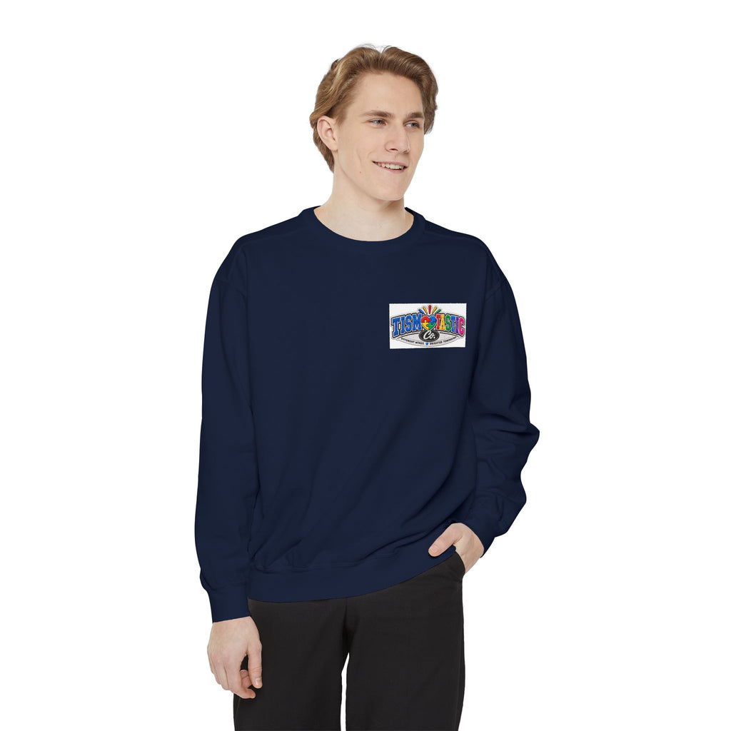 Retro Colorful 'TismTasticCo.' Logo Sweatshirt