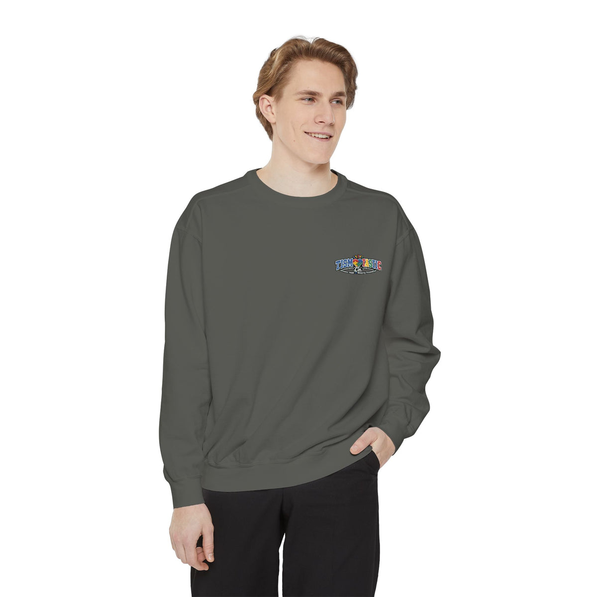 Minimal 'Take It Easy TismTastic' Sweatshirt — Cozy Casual Crewneck