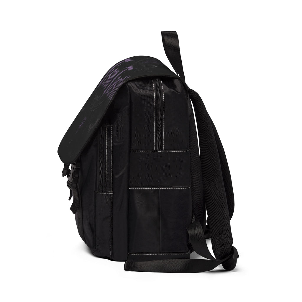 Gothic "TismTastic" Black Casual Backpack