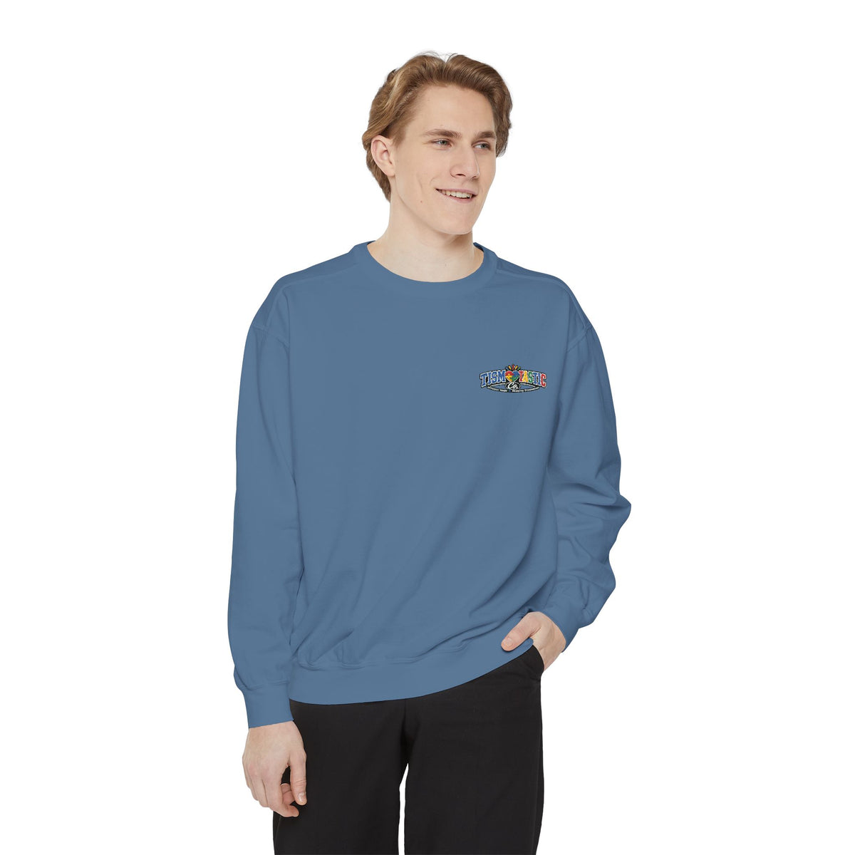 Minimal 'Take It Easy TismTastic' Sweatshirt — Cozy Casual Crewneck