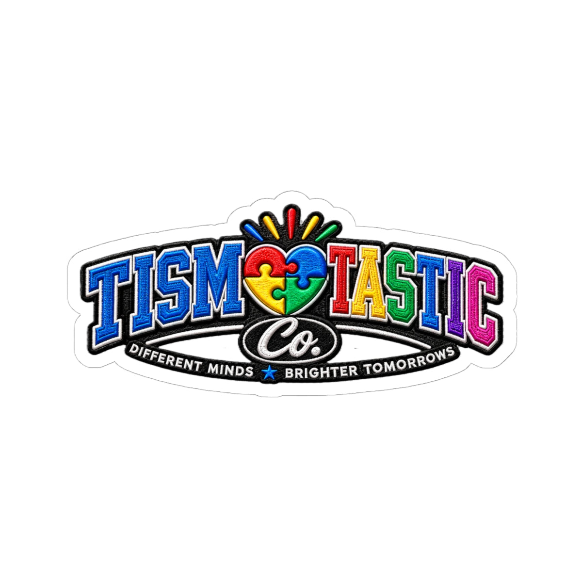 Tismtastic Co Infinity Rainbow Kiss-Cut Sticker