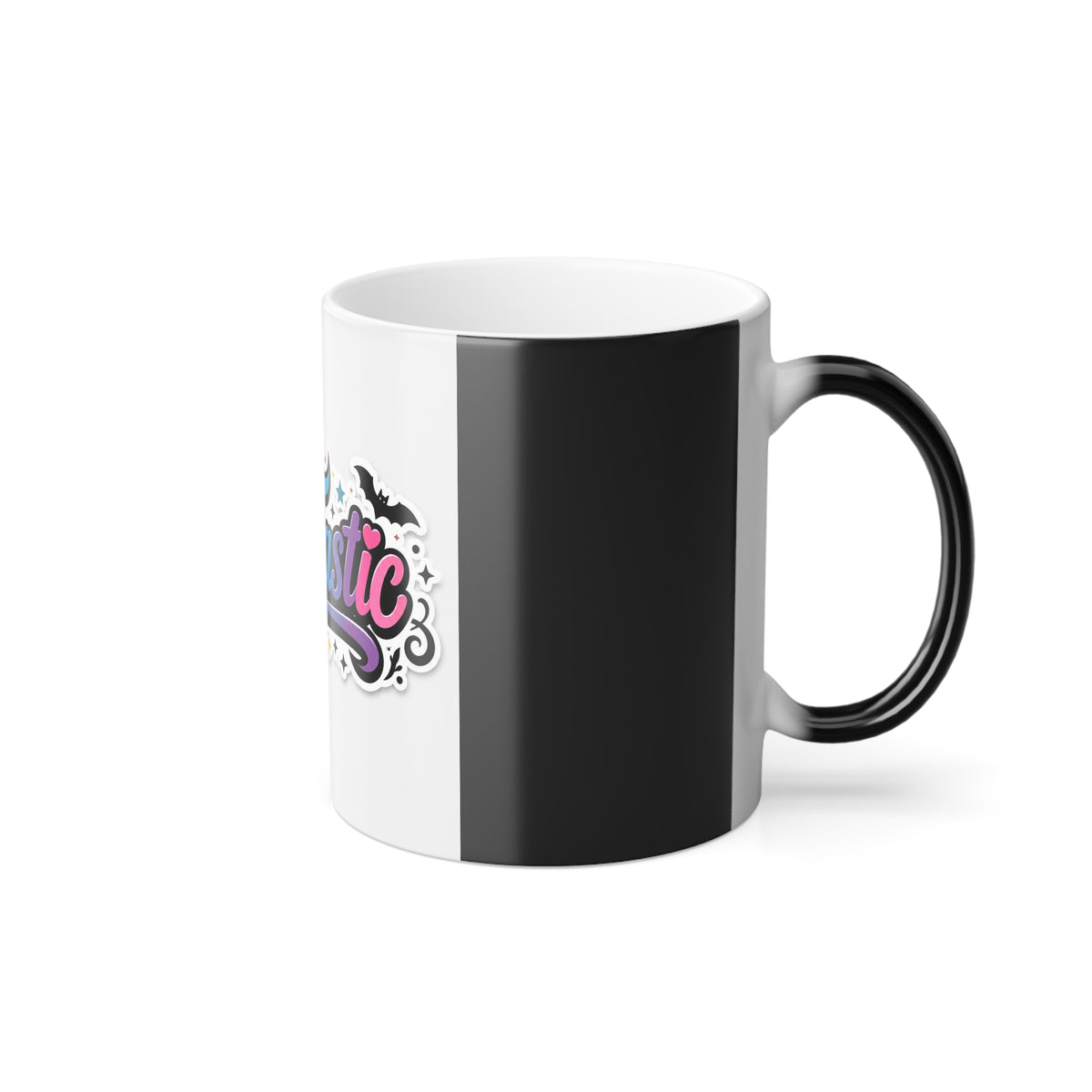 TismTastic Color-Changing Mug — Rainbow Gothic Heat Reveal, 11 oz