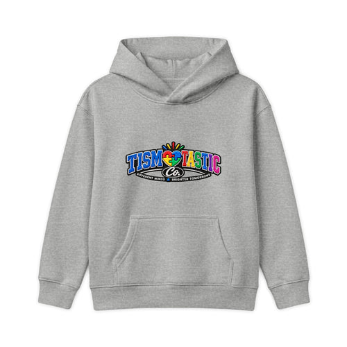 Kids Relax Hoodie — Colorful 'TisMtastic Co' Logo Youth Hoodie